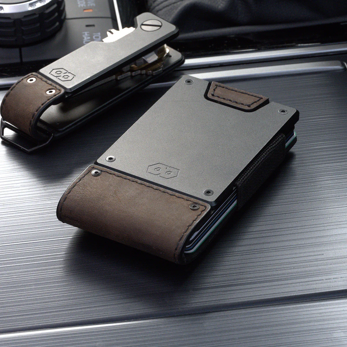 PROOF Wallet | The Founder | Top Grain Bomber Leather & Dark Gunmetal - Image 8