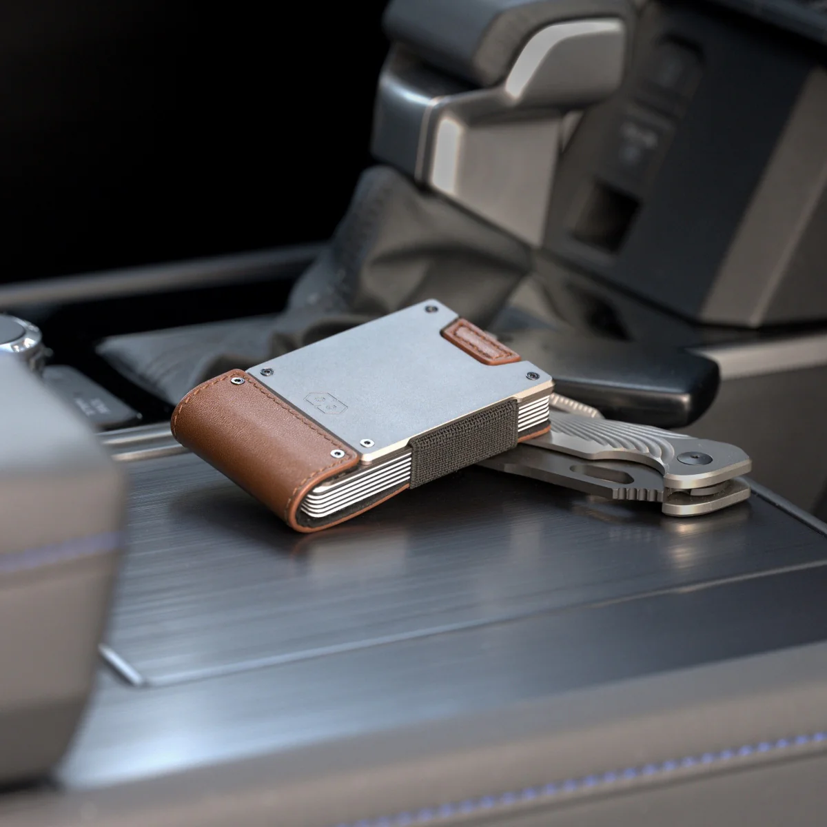 PROOF Wallet | The Legacy | Burnished Oak Full Grain Leather & Satin Gunmetal - Image 3